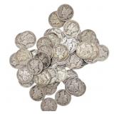 [50 Coins]Mixed Dates Silver Mercury Dime Roll