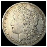 1890-CC Silver Morgan Dollar LIGHTLY CIRCULATED