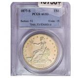 1877-S Silver Trade Dollar PCGS AU53