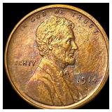 1914-S Lincoln Wheat Cent CLOSELY  UNCIRCULATED