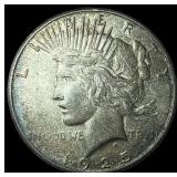 1923-S Silver Peace Dollar CLOSELY UNCIRCULATED