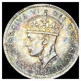 1941 Newfoundland Silver 5 Cents UNCIRCULATED