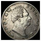 1835 British Raj Silver 1 Rupee UNCIRCULATED