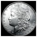 1901 Morgan Silver Dollar CHOICE BU+