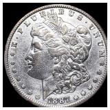 1887-S Silver Morgan Dollar CLOSELY UNCIRCULATED