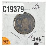 1795 Liberty Cap Half Cent