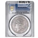 1878-S Morgan Silver Dollar PCGS AU55