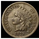 1879 Indian Head Cent NEARLY UNCIRCULATED