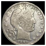 1899-O Silver Barber Half Dollar NICELY CIRCULATED