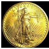 1907 High Relief $20 Saint-Gaudens Gold Double Eag
