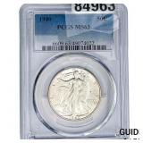 1940 Walking Liberty Half Dollar PCGS MS63