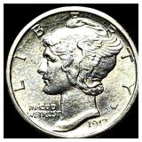 1917-S Silver Mercury Dime UNCIRCULATED