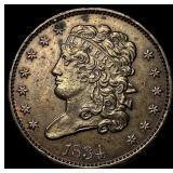 1834 Copper Half Cent UNCIRCULATED
