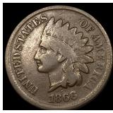 1866 Indian Head Cent LIGHTLY CIRCULATED