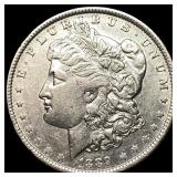 1889-S Silver Morgan Dollar CLOSELY UNCIRCULATED