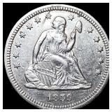 1859 Seated Liberty Quarter CLOSELY UNCIRCULATED