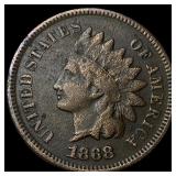 1868 Indian Head Cent NICELY CIRCULATED