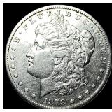 1878-S Silver Morgan Dollar NEARLY UNCIRCULATED