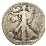 1921-D Walking Liberty Half Dollar