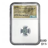 Judaea Alex Jannaeus 103-76 BC Bronze Prutah NGC