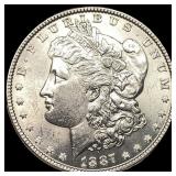 1887 Morgan Silver Dollar CHOICE BU