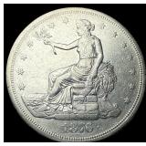 1876-S Silver Trade Dollar NEARLY  UNCIRCULATED