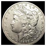 1892-S Silver Morgan Dollar LIGHTLY CIRCULATED