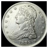 1838 Capped Bust Half Dollar CLOSELY  UNCIRCULATE