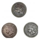 [3 Coins] 1872 Indian Head Cent