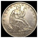 1840-O Silver Seated Liberty Half Dollar NEARLY UN