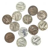 [13 Coins] 1917-1929 Standing Liberty Quarter