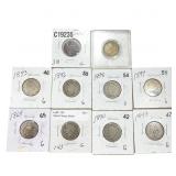 [10 Coins] 1868-1905 United States Nickel Lot