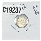 1862 Silver Three Cent