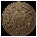 1872 Two-Cent Piece HIGH GRADE