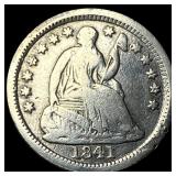 1841-O Seated Liberty Half Dime NICELY  CIRCULATE