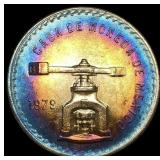 1979 Mexico Silver 1 Onza .925 Silver SUPERB GEM B