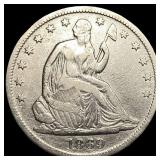 1869-S Silver Half Dollar LIGHTLY CIRCULATED