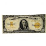 1922 $10 Large Size Gold Cerificate