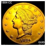 1884-CC $20 Gold Double Eagle UNCIRCULATED