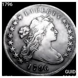 1796 Draped Bust Dollar NEARLY UNCIRCULATED