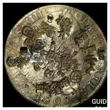 1808 Colonial Spain Silver 8 Reales Punchmarks NEA