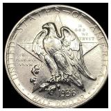 1936 Silver Half Dollar Texas Centennial CHOICE BU
