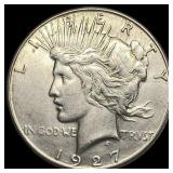 1927-S Silver Peace Dollar CLOSELY UNCIRCULATED