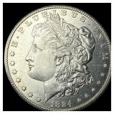 1884-CC Silver Morgan Dollar CHOICE BU