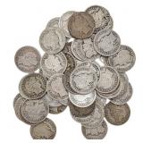 [50 Coins]Mixed Dates SIlver Barber Dime Roll