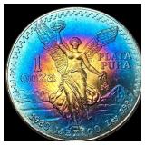 1985 Mexico Silver 1 Onza Libertad SUPERB GEM BU