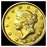 1849-O Gold $1 Liberty Head CHOICE AU