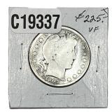 1907-S Barber Half Dollar Rare