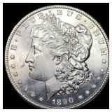 1890-S Silver Morgan Dollar CHOICE BU