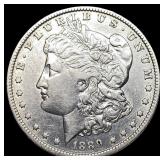 1889-S Silver Morgan Dollar NEARLY UNCIRCULATED